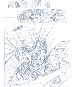 Graphic Novel Batman Sample Page 1